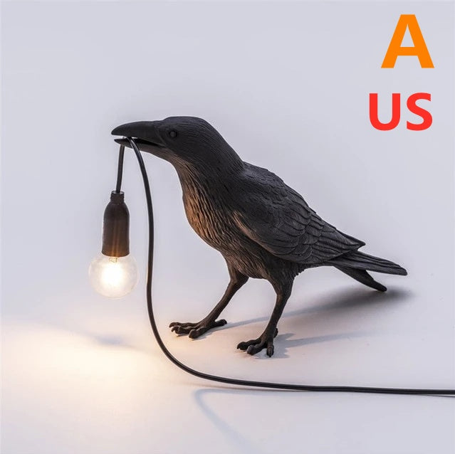 Creative Auspicious Bird Resin Wall Lamp Decoration 1513026216534