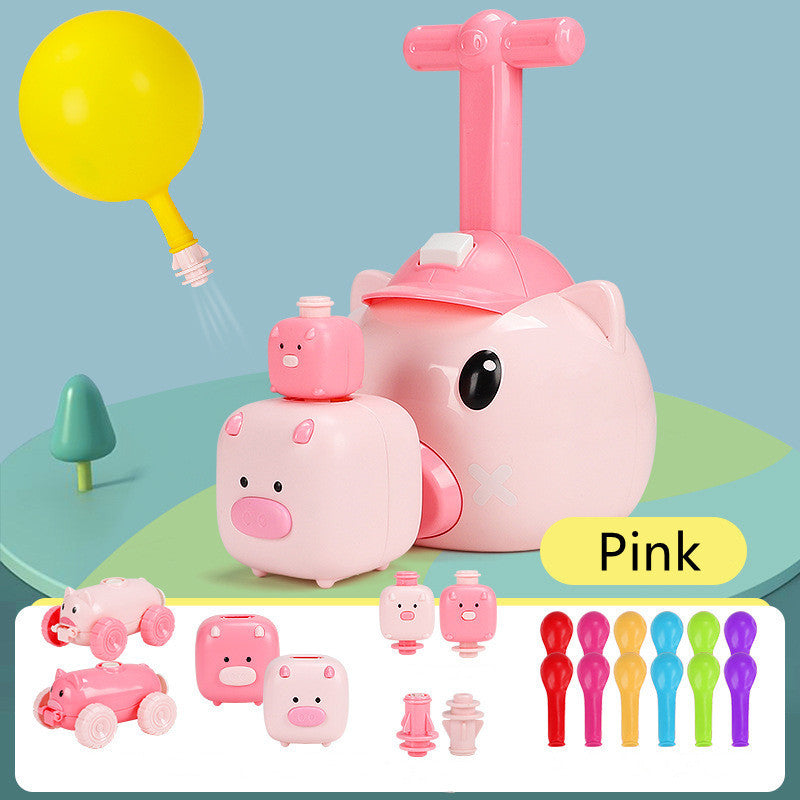 Children's Educational Toys For Piggy Pneumatic Car 1513326235913