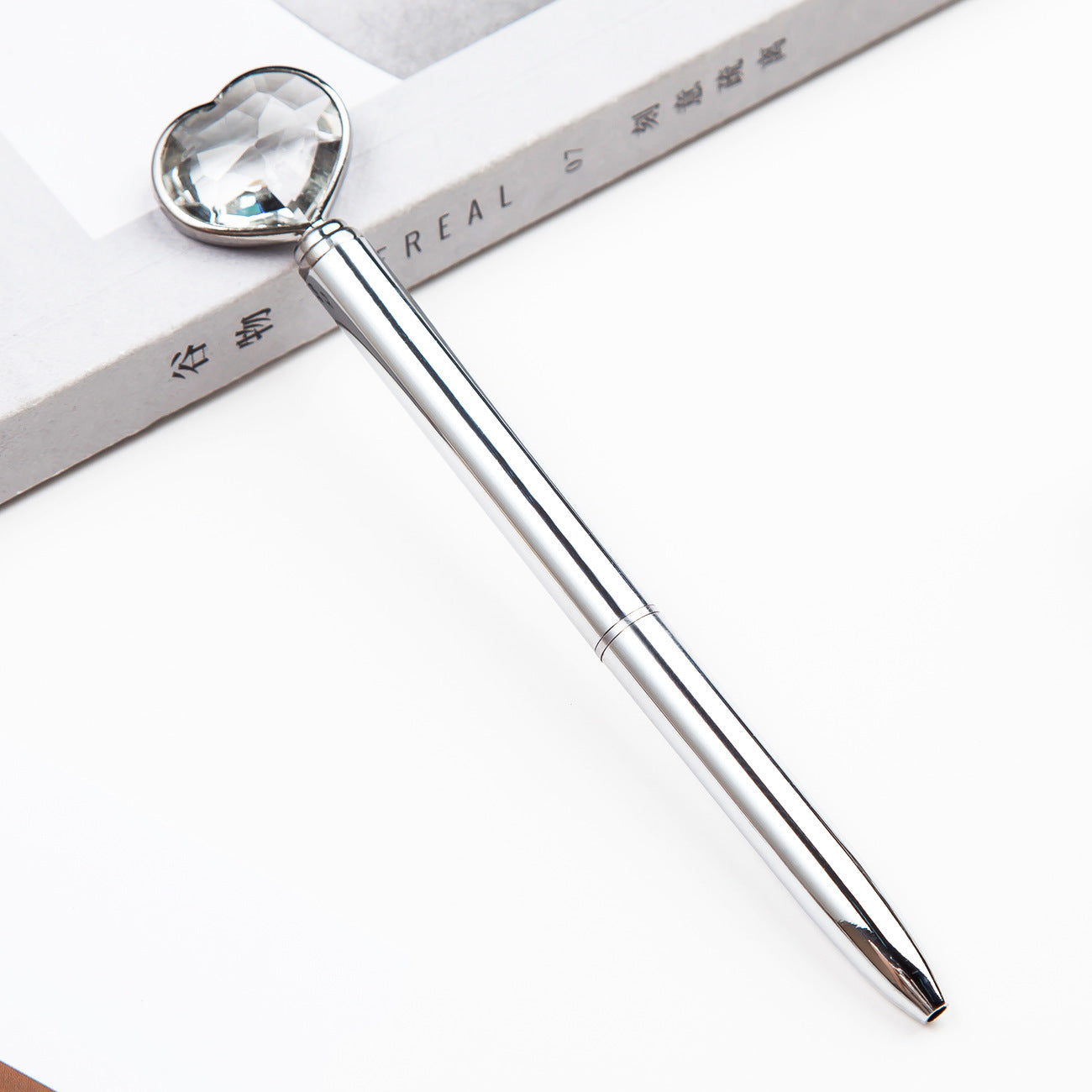 Creative Crystal Love ball diamond metal pen - 图片 8