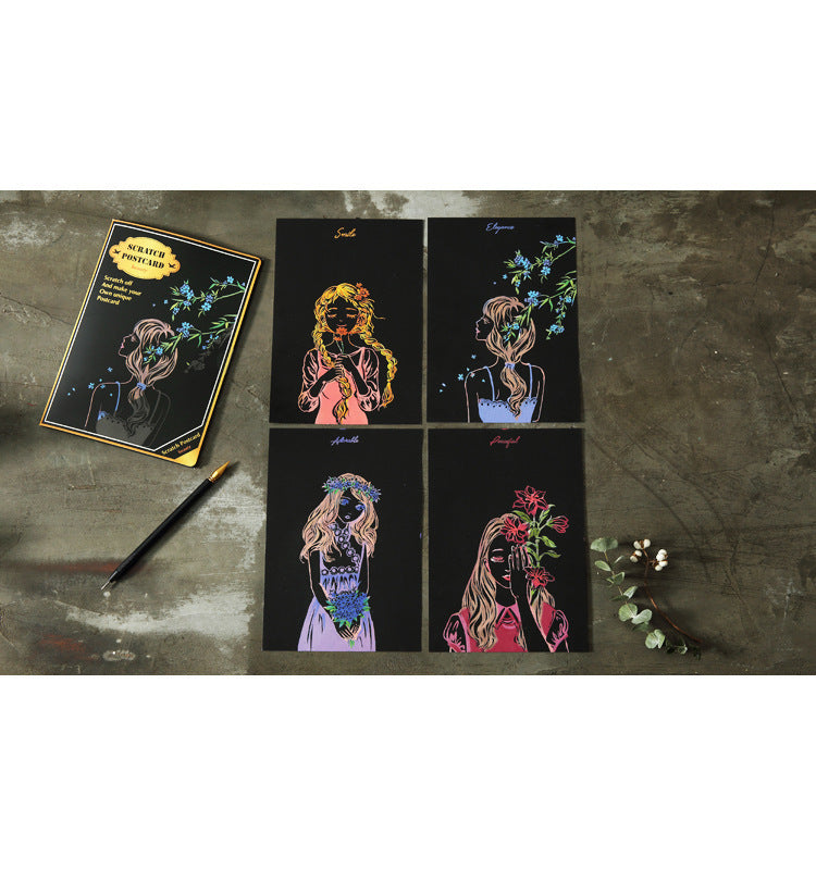 Scratch painting set creative birthday gift 1516417088218
