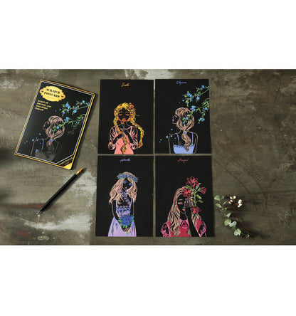 Scratch painting set creative birthday gift 1516417088218