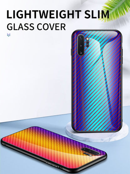 Phone case applies to A51 creative graded carbon fiber toughened glass A91 anti-fall protective case 1516989893652
