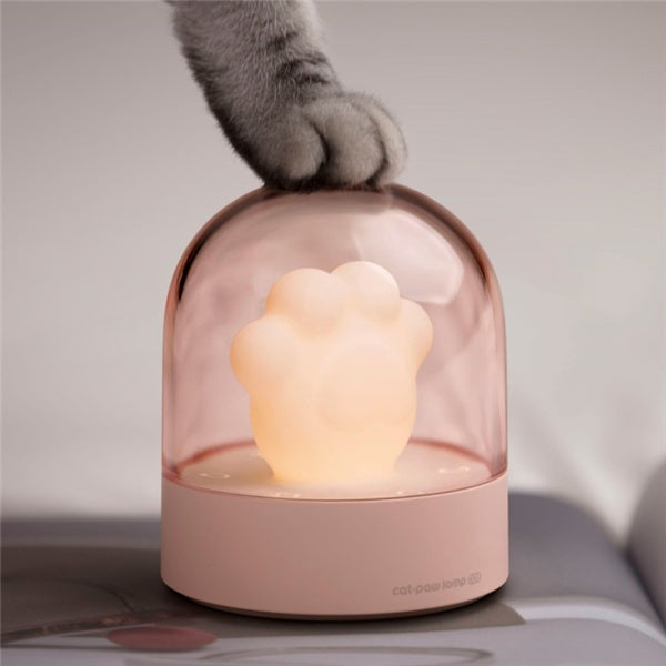 Exquisite Night Light Cat Paw Light USB Charging Music Box Warm Musical Lamp Cats Paw Lamp For Kids Children Gift Desktop Dec