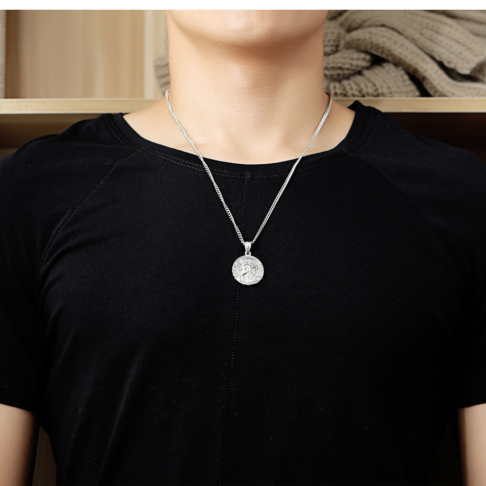 Jesus Jingyuan Brand Titanium Steel Pendant 1520158341355