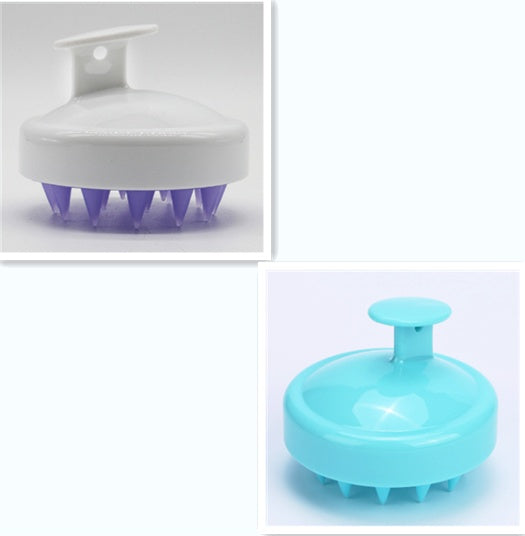 Silicone Shampoo Brush Massage Scalp Hair Brush 1521446182354