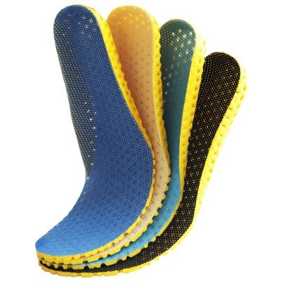 Sports insoles military training men and women sweat odor and breathable thickening shock absorption basketball running insol