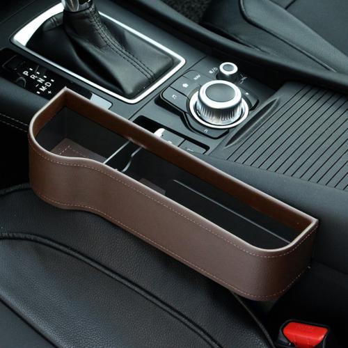 PU Car Organizer Seat Gap Storage Box Car Seat Side Slit for Wallet Phone Coins Cigarette Keys Cards Car Accessories 15220444