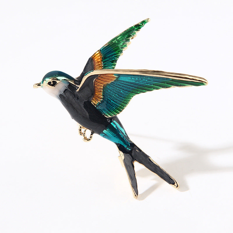 Alloy Diamond Color Swallow Brooch 15248193499651 fc5925f3 2002 457e b890 a54fe13bf3a3