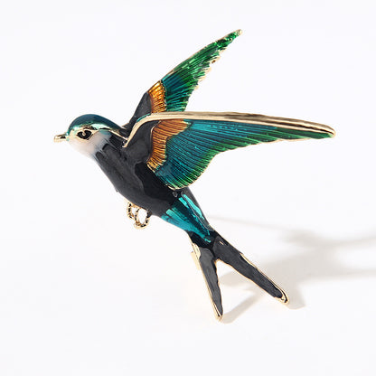 Alloy Diamond Color Swallow Brooch 15248193499651 fc5925f3 2002 457e b890 a54fe13bf3a3