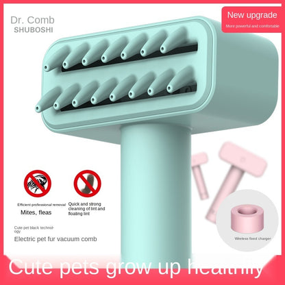 Wireless Electric Pet Comb Remove Fleas Dog Grooming Fur Cleaning Comb 1525915192486
