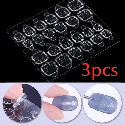 Transparent invisible nail sticker 1526780920108