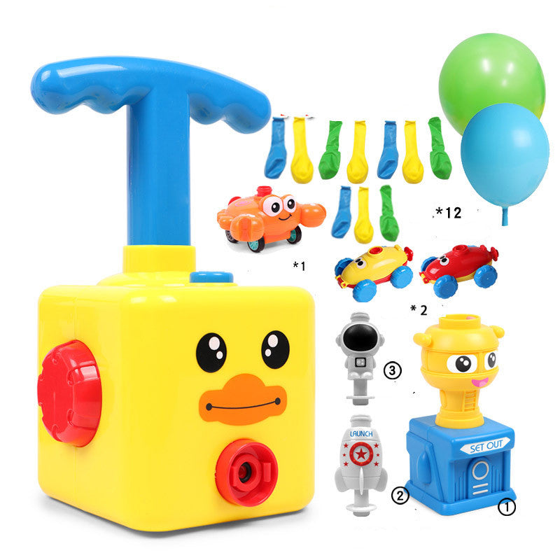 Power Balloon Launch Tower Toy Puzzle  Education Inertia Air Power Balloon Car Science Experimen Toy For Children Gift 152695