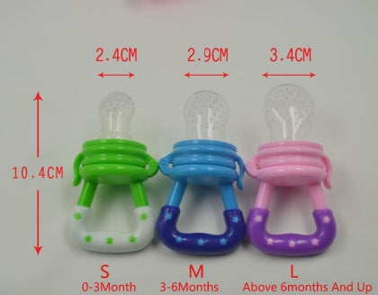 New Baby Silicone Pacifier, Encapsulated To Soothe Complementary Food Feeding Artifact 1527970802673