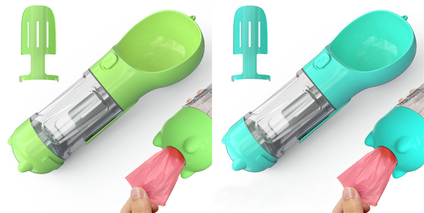 Pet Water Bottle Feeder Bowl Garbage Bag Storage Portable Pet Outdoor Travel 3 In 1 Dog Water Bottle 152876bb 7eb5 4261 a691 