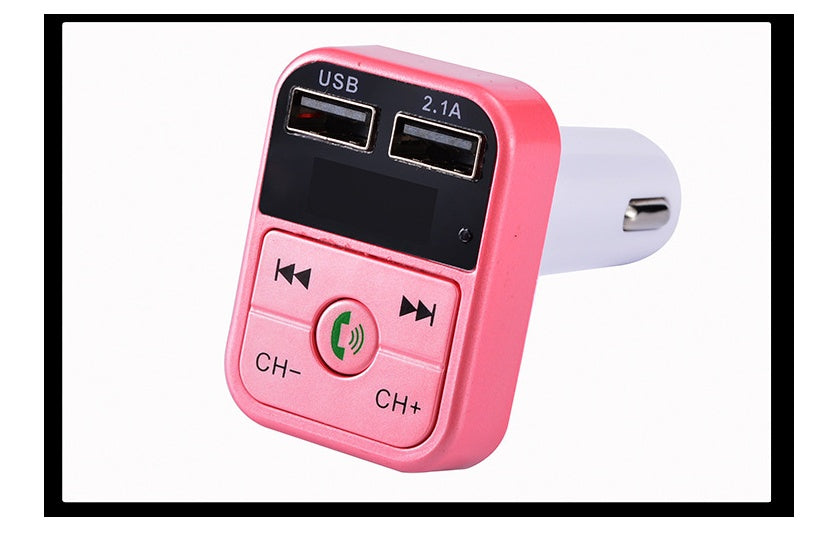 B2 car Bluetooth MP3 hands-free phone car MP3 player FM transmitter car charger receiver car charger 1530445129040