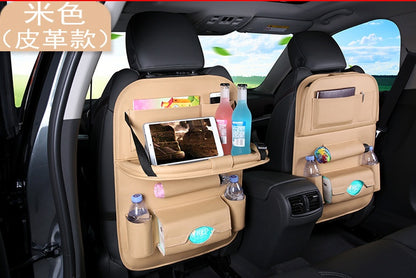 Universal Multifunctional Car Seat Bag with Foldable Table PU Leather Multi-pocket 1532917314750 QQ 20180730102103