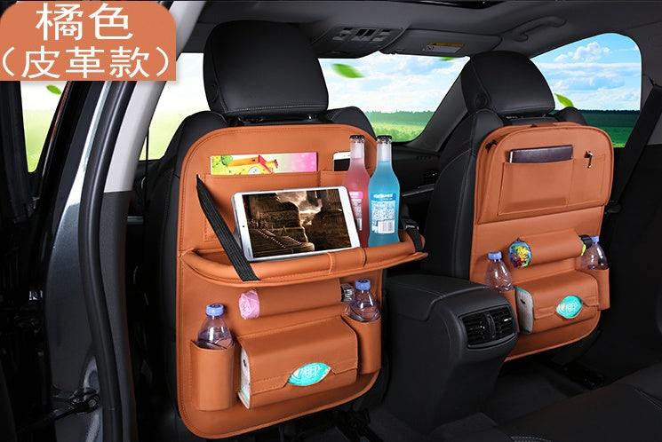 Universal Multifunctional Car Seat Bag with Foldable Table PU Leather Multi-pocket 1532917318875 20180730102114