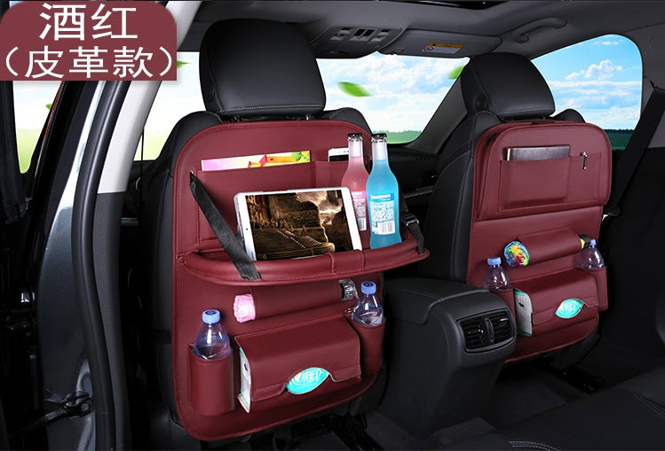 Universal Multifunctional Car Seat Bag with Foldable Table PU Leather Multi-pocket 1532917325334 20180730102132