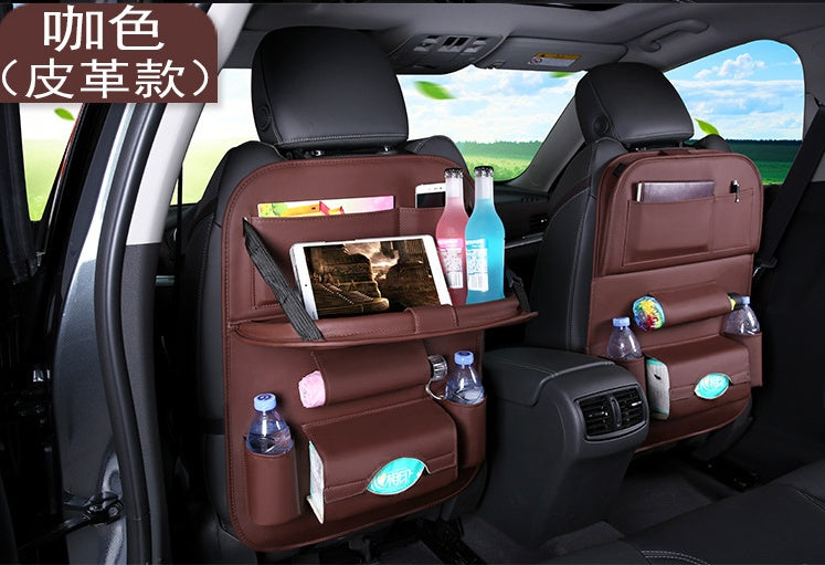 Universal Multifunctional Car Seat Bag with Foldable Table PU Leather Multi-pocket 1532917328632 20180730102143