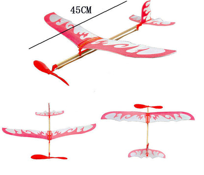 Double - wing rubber - powered aircraft 1533048575236