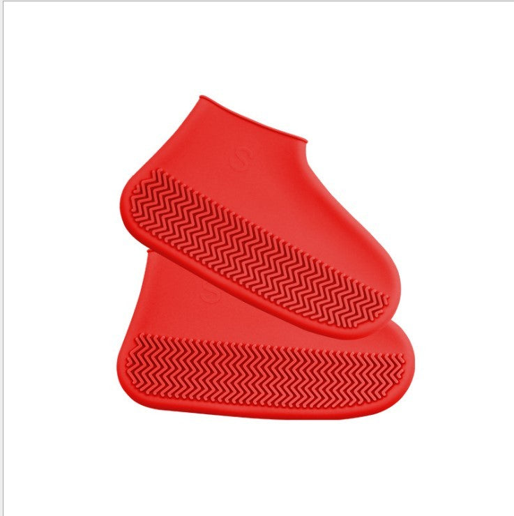 Men and women hiking slip wearable easy to carry silicone rain boots 1537375323846