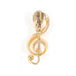 Retro microphone music brooch 1537947155774