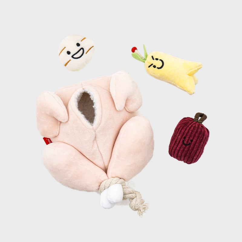 Cartoon Cute Pet Dog Cat Squeaking Plush Sound Toys Chew Throw 1539932316848