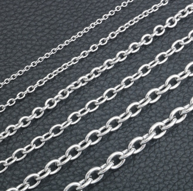 Men Stainless Steel Rope Snake Box Cuban Link Chain 1542161585823