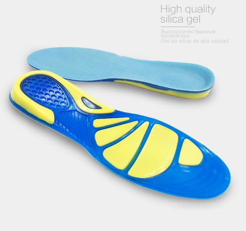 Silicon Gel Insoles Foot Care for Plantar Fasciitis Heel Spur Running Sport Insoles Shock Absorption Pads Arch Orthopedic Ins