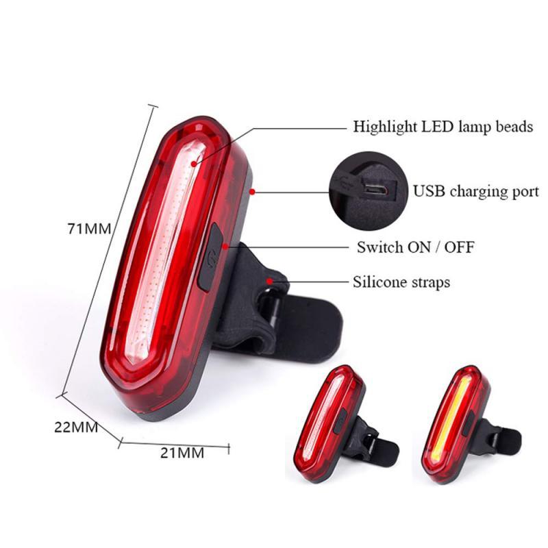 Two-color bicycle tail light 1542855310471