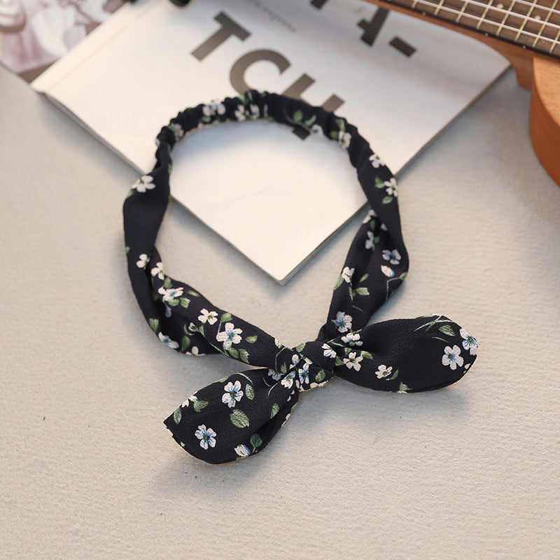 Big bow tie bunny ears headband 1544815614313