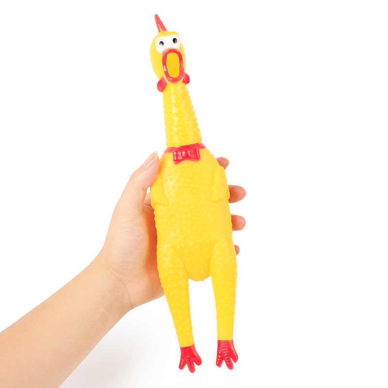 Screaming Chicken Pet Toy Venting Screaming Creative Prank 15465794182300