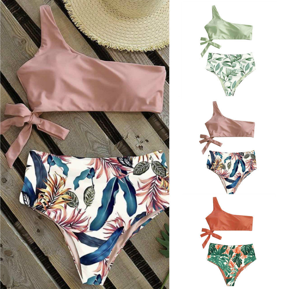 Split swimsuit female shoulder strap 1549870904838