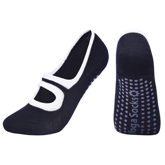 Open-back non-slip gym indoor floor socks 1551191013613