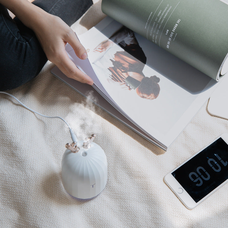 Mini Humidifier Portable USB Charging Quite Deer Shape 155130966388