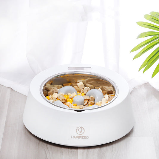 Pet Dog Bowl Slow Feeder Dog Food Bowl Smart Weighing Dog Slow Feeder Cat Pet Feeder 1554501019532