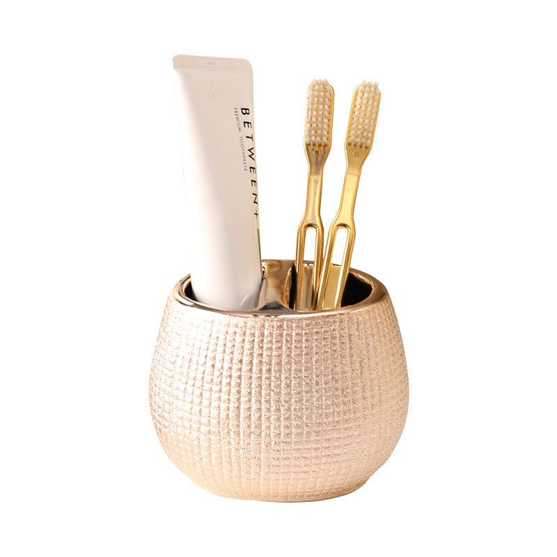 Home Bathroom Rose Gold Ceramic Cleaning Kit 15566218 5c93 456d a7fd 7ae931a7c586