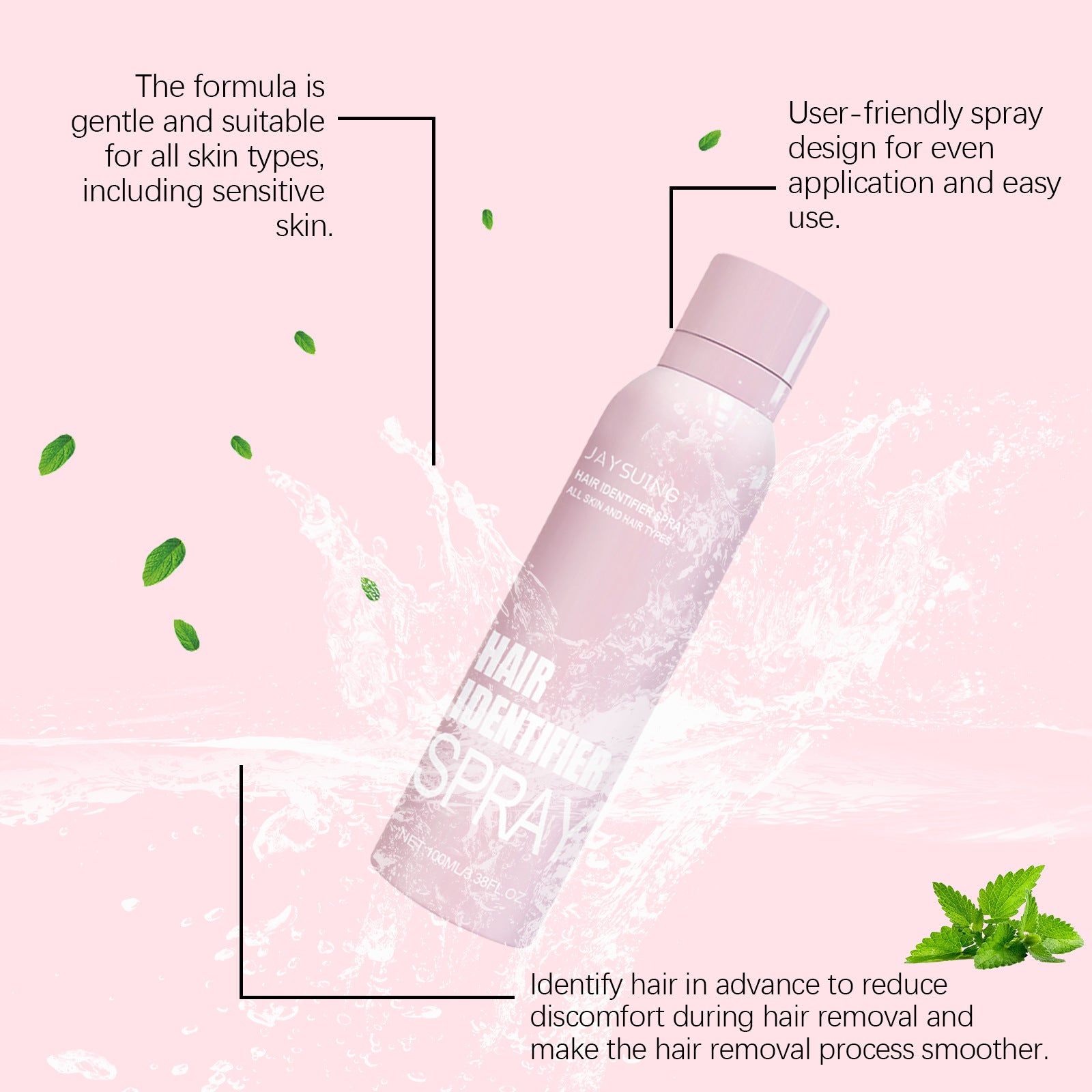 Hair Identifier Spray Set For Face Shaving Moisturizing Dermaplaner Spray For Face Shaving Skin Care 1559bf38 654e 4f73 880f 