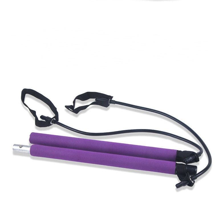 Yoga Crossfit Resistance Bands Exerciser Pull Rope Portable Gym Workout Pilates Bar Trainer Elastic Bands 1560908197190