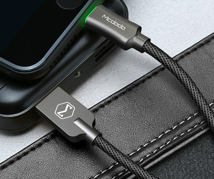 Intelligent Power-off Aluminum Alloy Braided Fast Charging Line - 图片 5