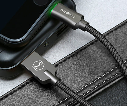 Intelligent Power-off Aluminum Alloy Braided Fast Charging Line - 图片 5
