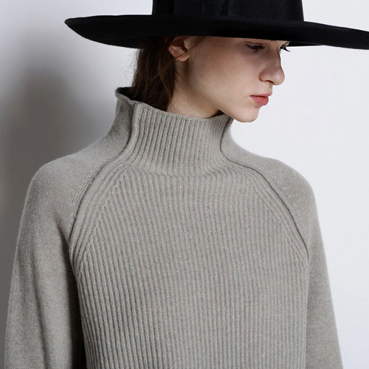Women's high neck cashmere sweater 1562704783958