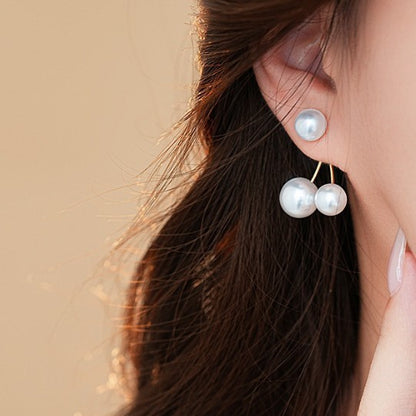 Retro Creative Women's Pearl Cherry Earrings 1562e836 4cb5 4ab4 9c6e 9c3d0831343b