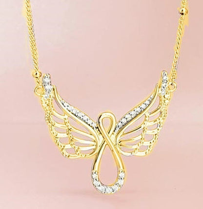 Angel Wing Diamond Angel Wing Lady Necklace 15632333048360