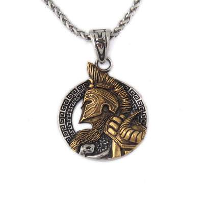 Viking Warrior Titanium Steel Pendant Stainless Steel 15648957 4ef4 4bac 8c15 960e55c66c6e