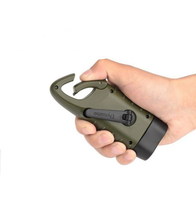 Solar hand-cranked flashlight 1564966761318
