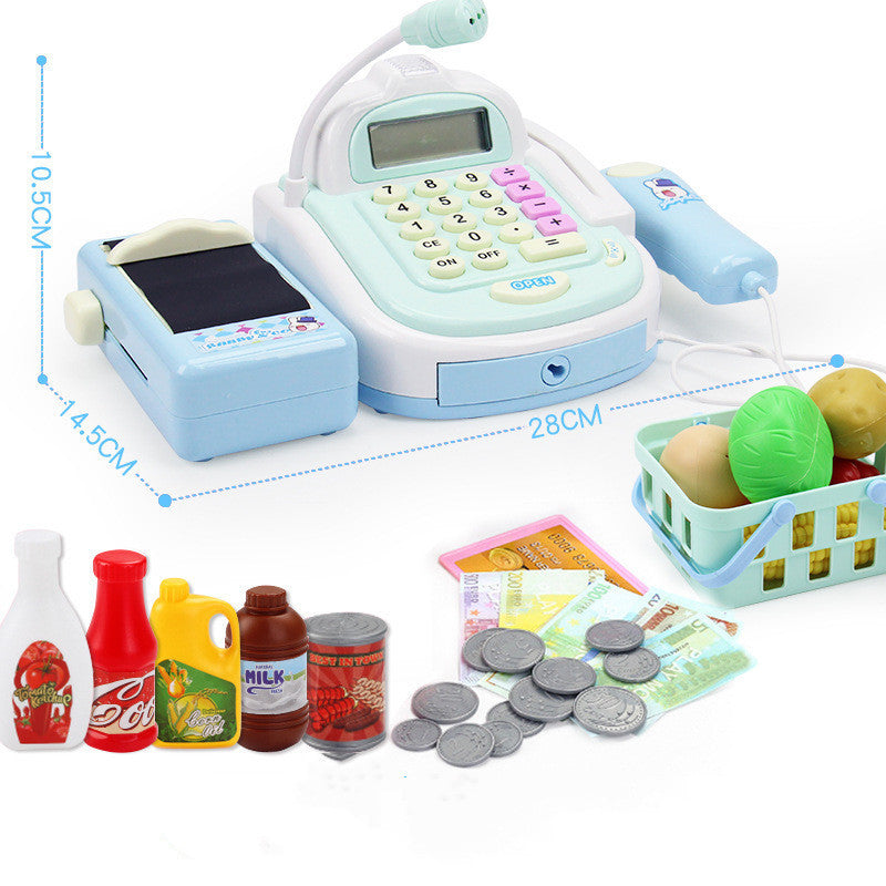 Simulation supermarket cash register set 1566411467875
