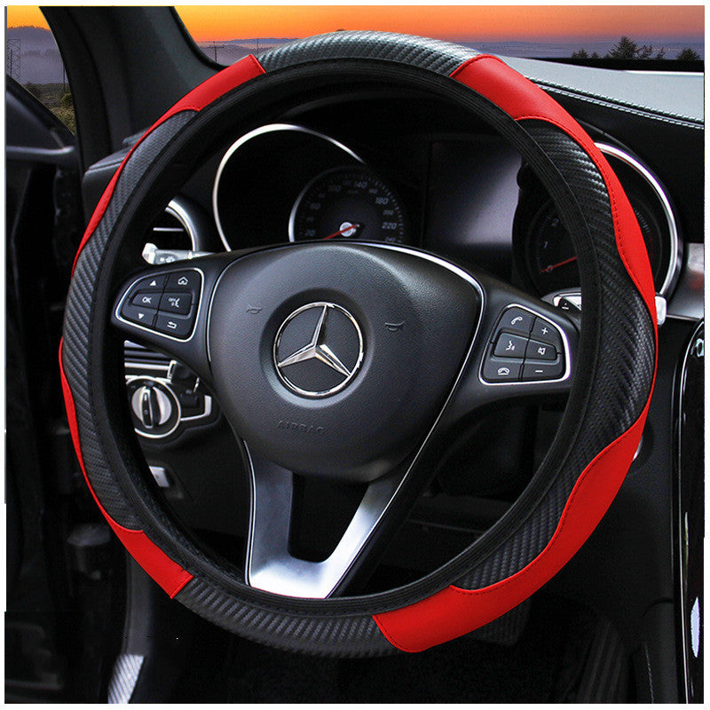 Carbon fiber sports steering wheel cover 1567585513528