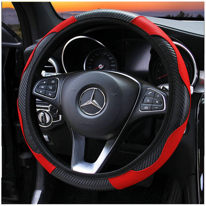 Carbon fiber sports steering wheel cover 1567585513528