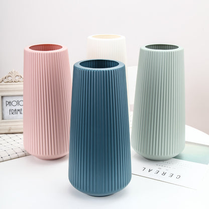 Large Simple Plastic Vase Dry And Wet  Flower Arrangement Container 1569062451337